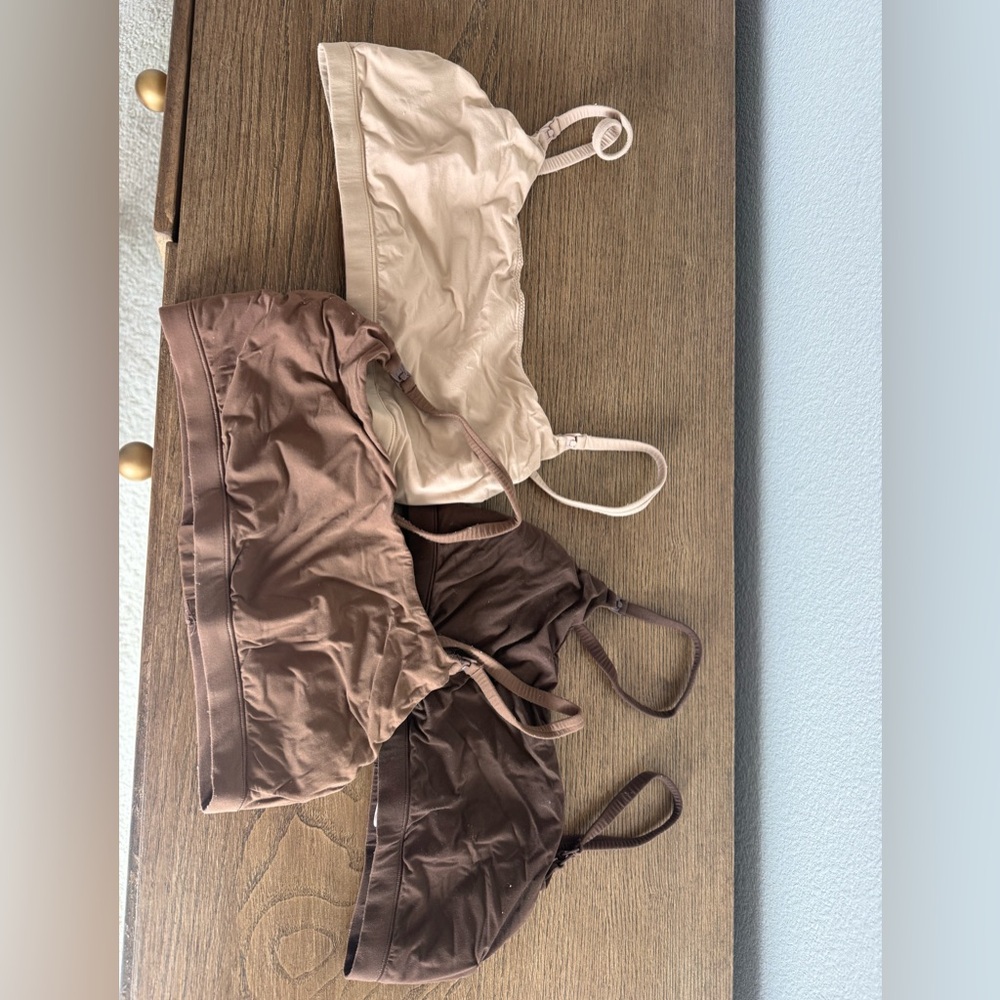 Skims Maternity Scoop Neck Bralette x3